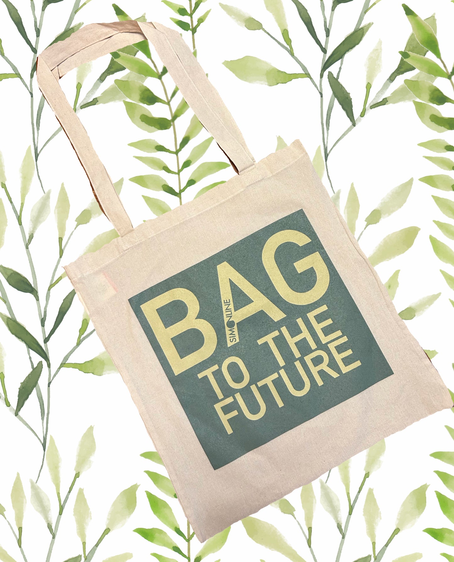 Bio-Baumwolltasche "Bag to the future"