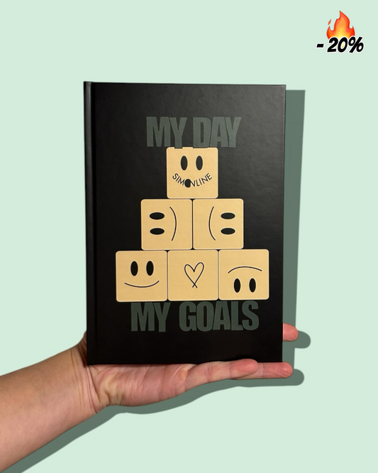 Notizbuch "My day my goals"